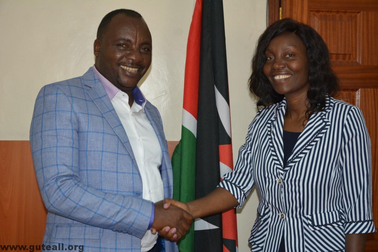 Genesis Umbrella to Empower All - GUTEALL - Jane Lucas Wangare and David Waweru Meet Speaker Joel Maina Kairu of Nakuru County 7